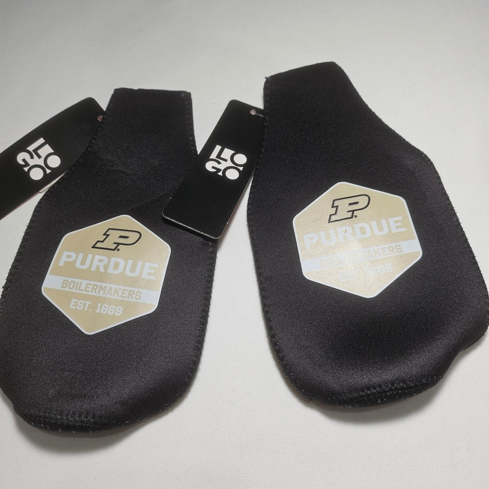 Purdue Boilermakers Logo Brands Bottle Insulator Sleeve Black 2 Pack NWT NCAA